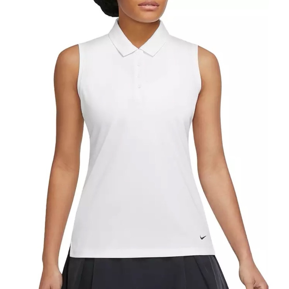 Nike Sleeveless Dri-Fit Collard Top